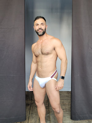 Varsity Full cut White Jock