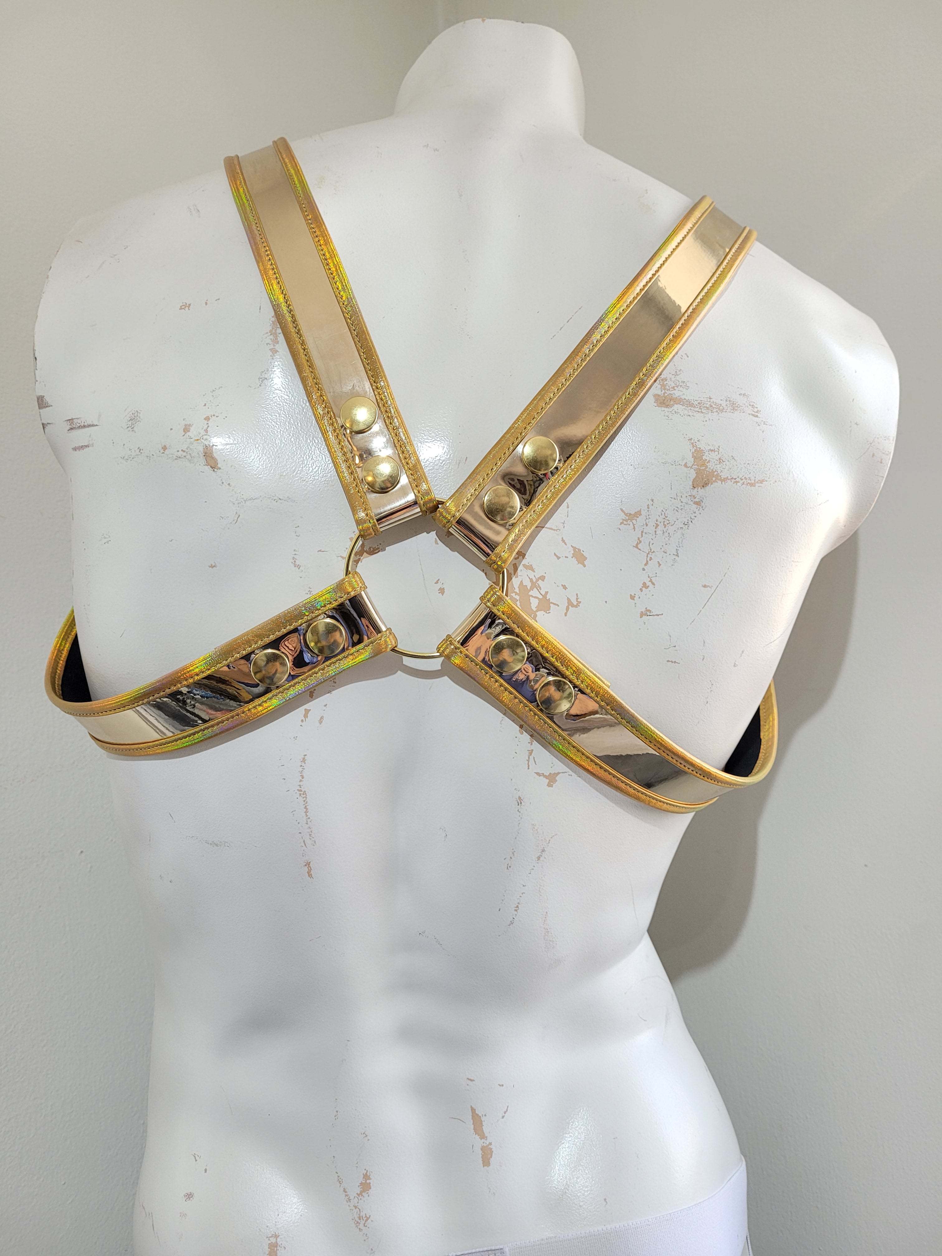 Mirror Buldog Harness Gold
